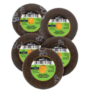 Quick Change Sanding Disc, 80 Grit, 2 in (5-pack of Forney®  71745)