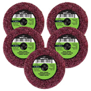 Quick Change Surface Prep Pad, Medium Grit, 2 in (5-Pack of Forney®  71909)