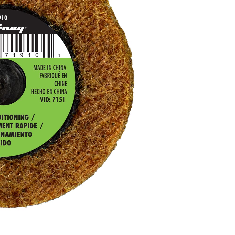 Quick Change Surface Prep Pad, Coarse Grit, 2 in (5-Pack of Forney®  71910)
