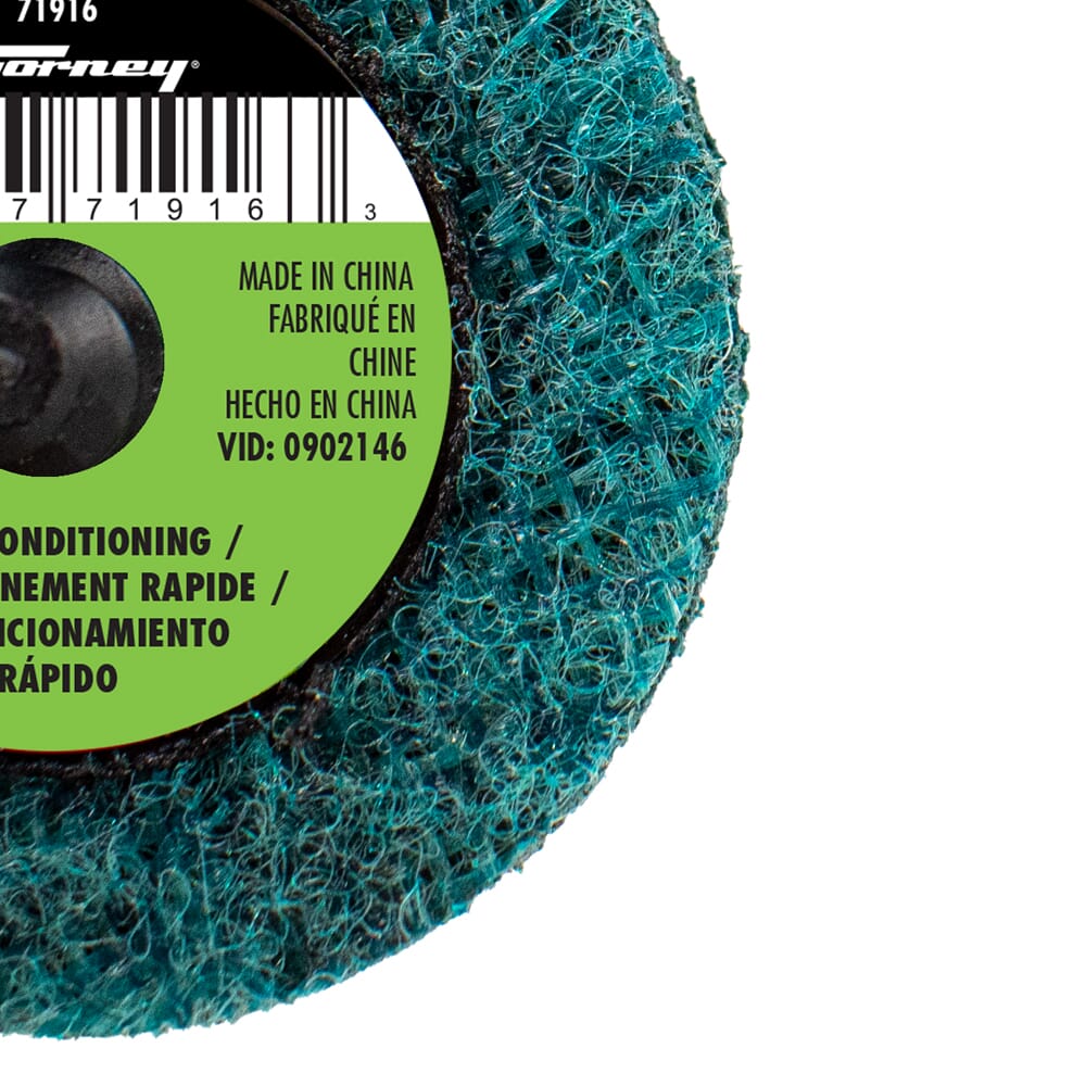 Quick Change Surface Prep Pad, Fine Grit, 2 in (5-Pack of Forney®  71916)