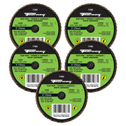 Quick Change Flap Disc, 80 Grit, 3 in (5-Pack of Forney®  71983)