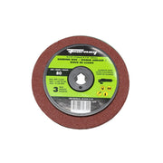 Resin Fibre Sanding Disc, Aluminum Oxide, 4-1/2 in x 7/8 in Arbor, 80 Grit