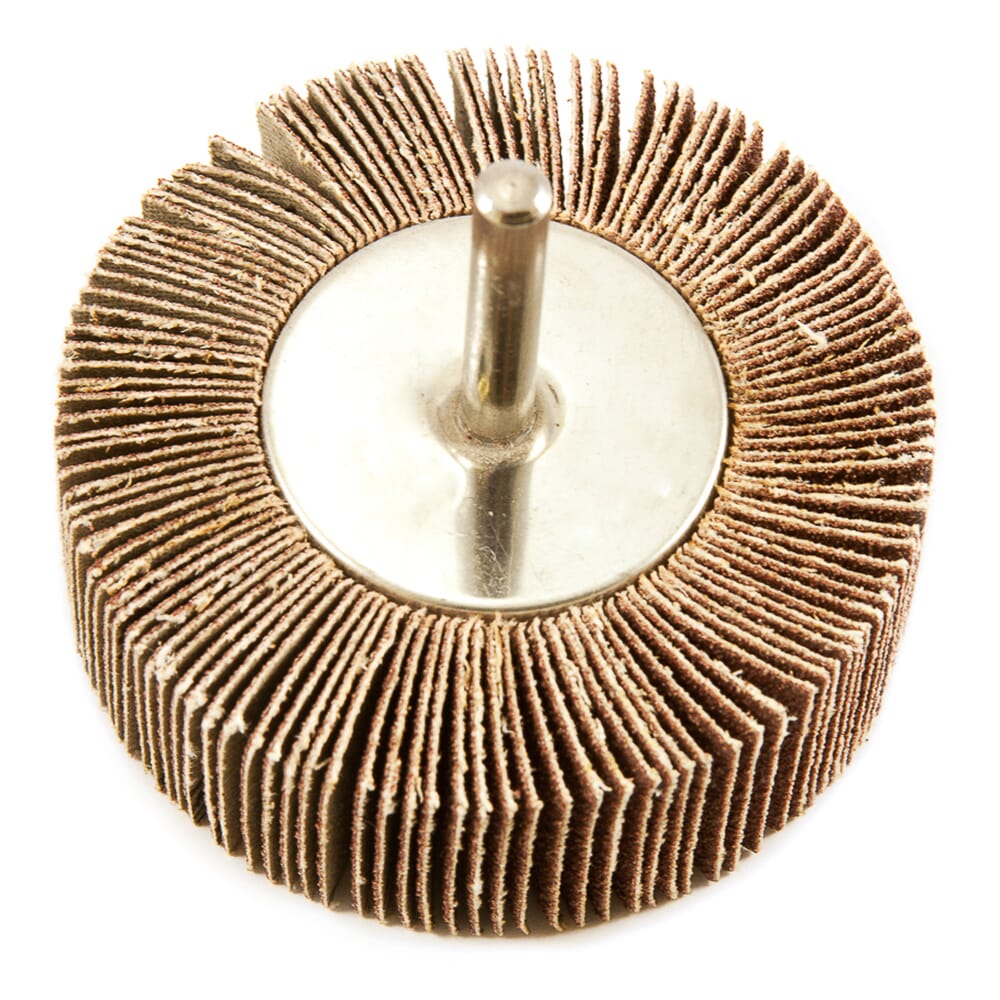 Flap Wheel, Shank Mounted, 3 in x 1 in