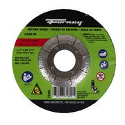 Cut-Off Wheel, Metal, Type 27, 4-1/2 in x .090 in x 7/8 in