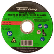 Cut-Off Wheel, Metal, Type 1, 4-1/2 in x .040 in x 7/8 in