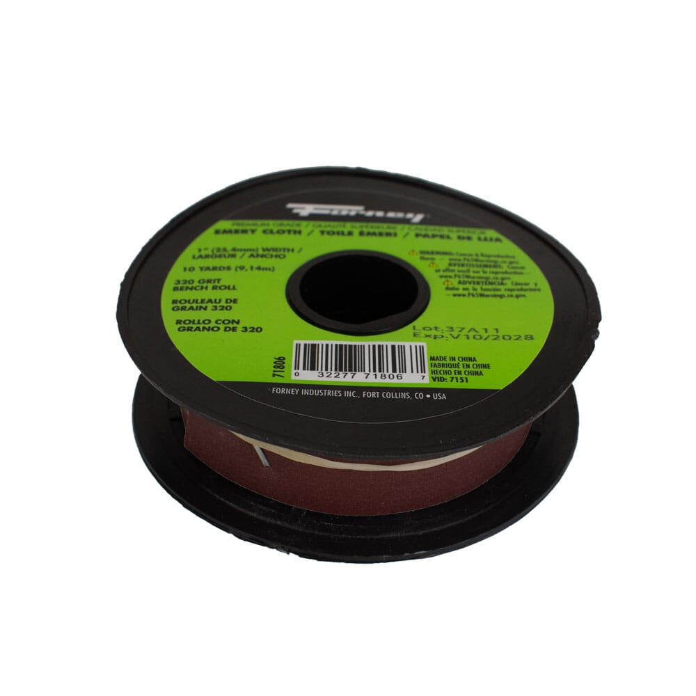 Emery Cloth Bench Roll, 320 Grit