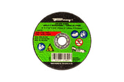 Cut-Off Wheel, Metal, Type 1, 3 in x 1/16 in x 3/8 in
