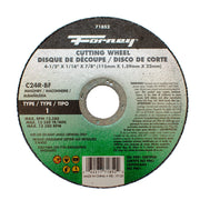 Cutting Wheel, Masonry, Type 1, 4-1/2 in x 1/16 in x 7/8 in