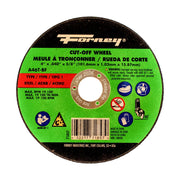 Cut-Off Wheel, Metal, Type 1, 4 in x .040 in x 5/8 in
