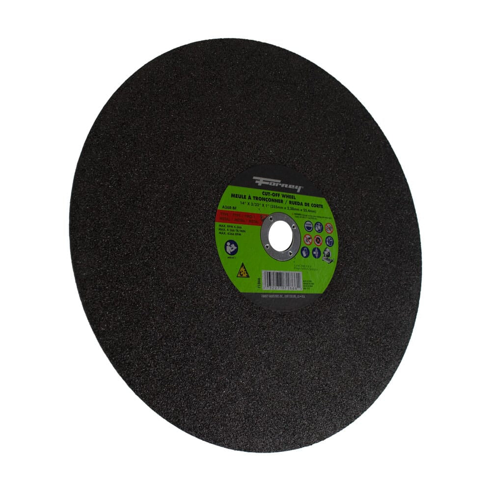Cutting Wheel, Metal, Type 1, 14 in x 3/32 in x 1 in