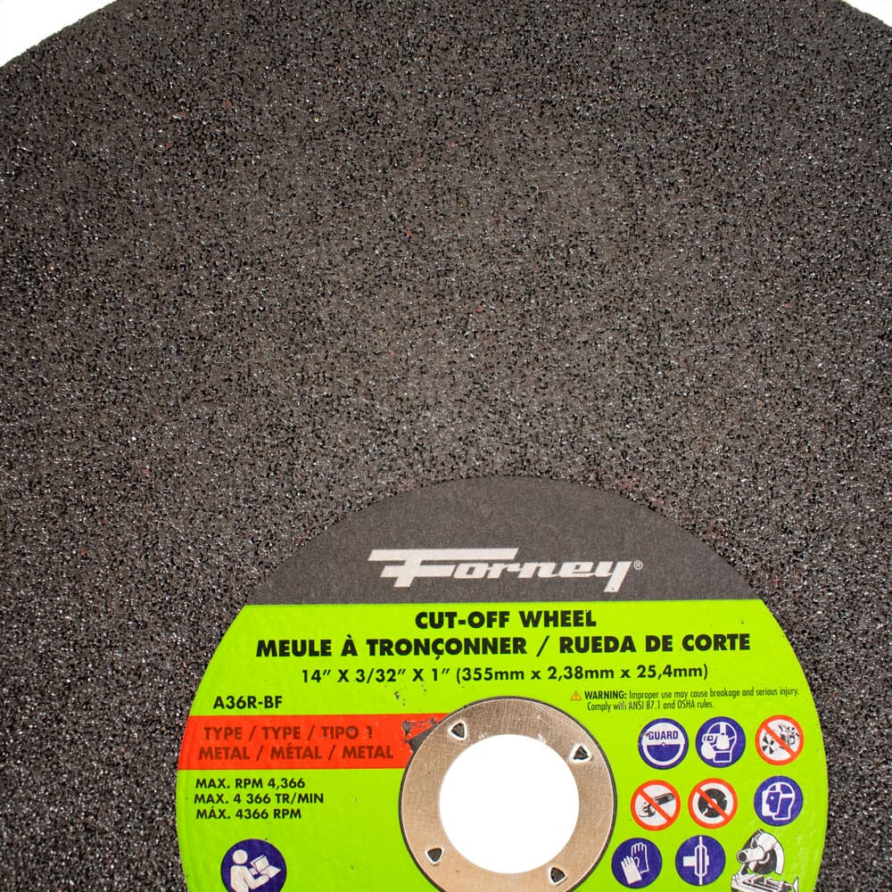 Cutting Wheel, Metal, Type 1, 14 in x 3/32 in x 1 in