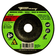 Grinding Wheel, Metal, Type 27, 4 in x 1/4 in x 5/8 in