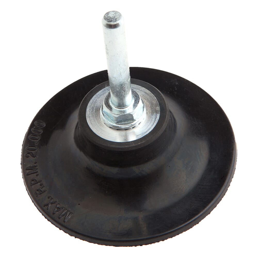 Quick Change Backing Pad, 3 in