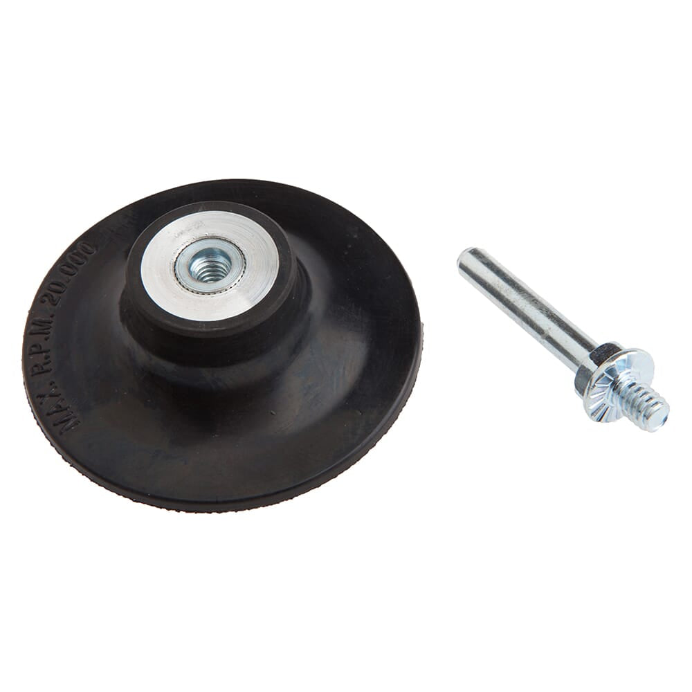 Quick Change Backing Pad, 3 in