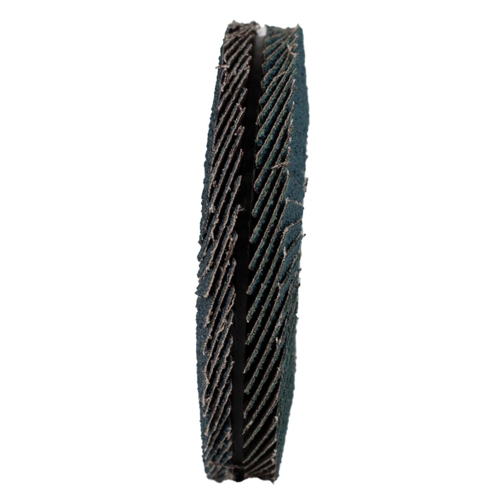 Double Sided Flap Disc, 40/40 Grits, 4-1/2 in