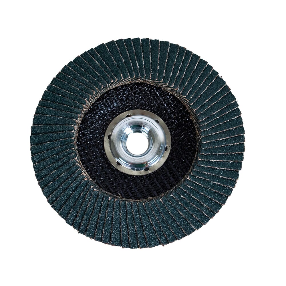 Flap Disc, Type 29, 4-1/2 in x 5/8 in-11, ZA80