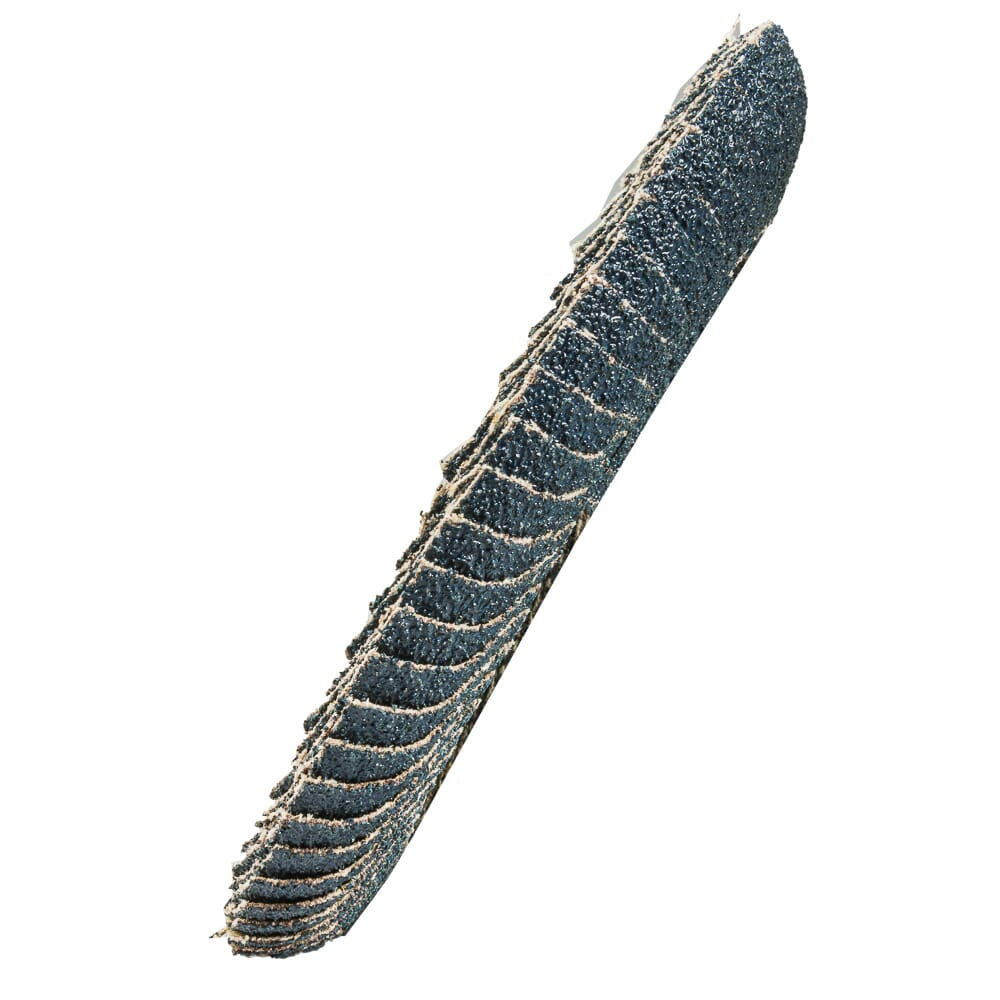 Curved Edge Flap Disc, 4-1/2 in x 7/8 in, 60 Grit
