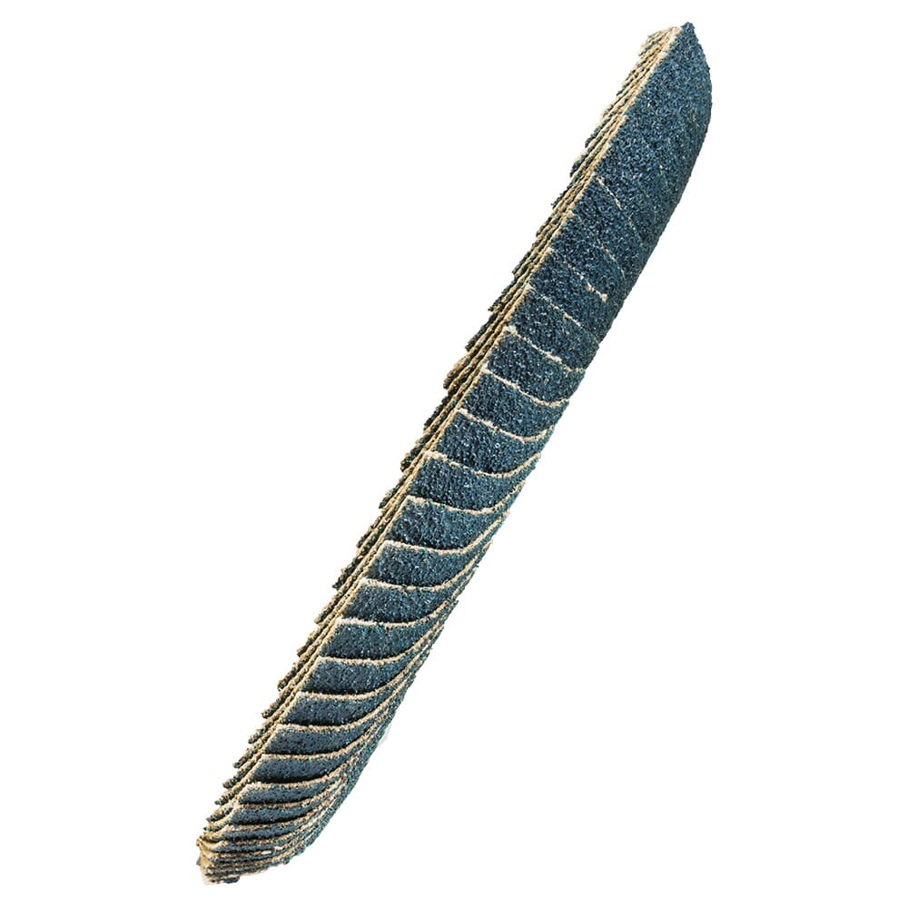 Curved Edge Flap Disc, 4-1/2 in x 7/8 in, 80 Grit