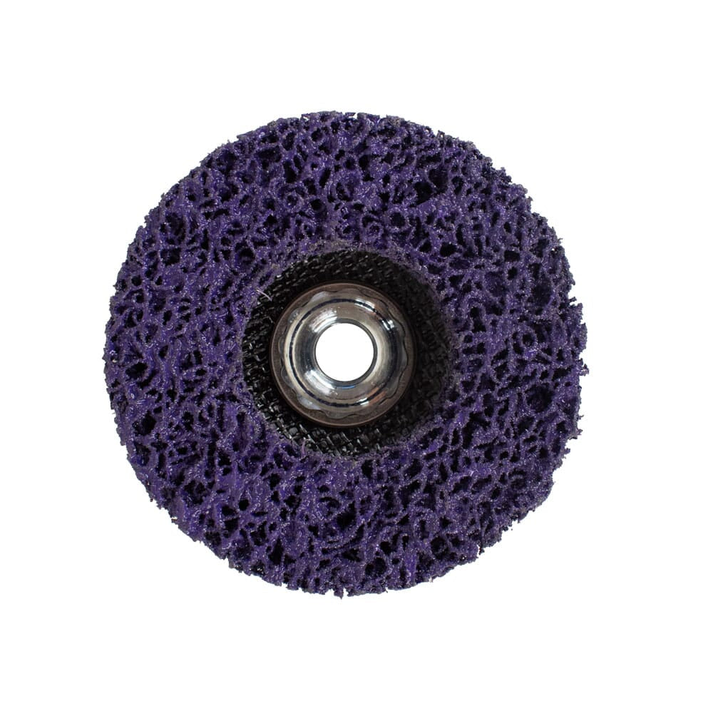Strip and Finish Disc, Heavy-Duty, 4-1/2 in x 5/8 in-11 Type 27