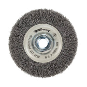 Command PRO Wire Wheel, Crimped, 4 in x .014 in x 5/8 in-11