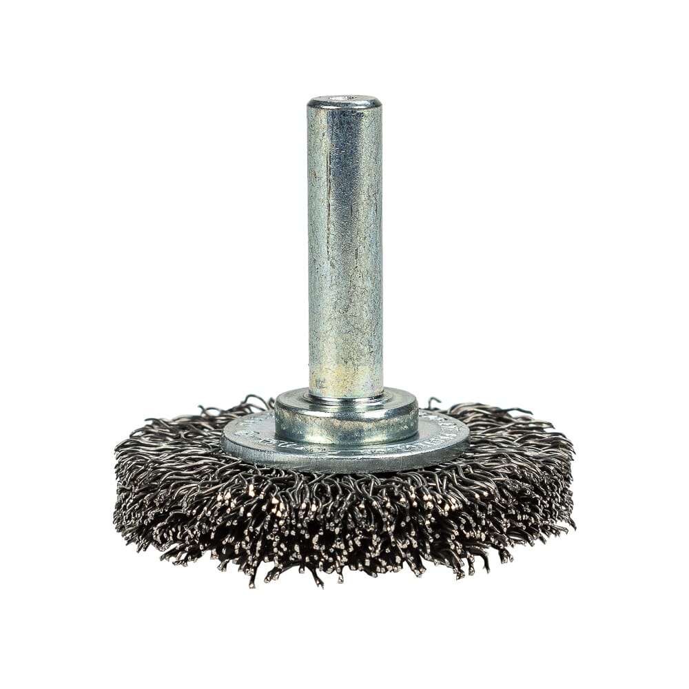Command PRO Wire Wheel, Crimped, 1-1/2 in x .014 in x 1/4 in Shank, Bulk