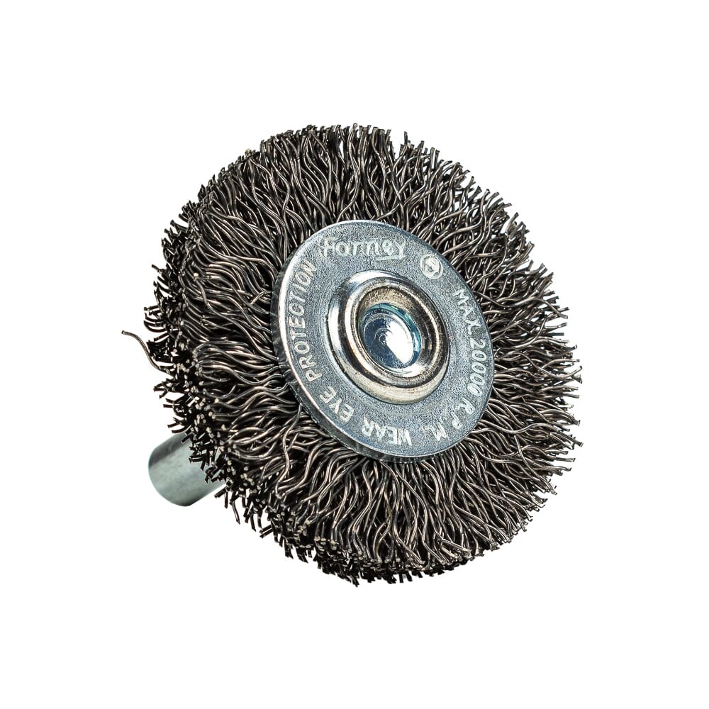 Command PRO Wire Wheel, Crimped, 1-1/2 in x .014 in x 1/4 in Shank, Bulk
