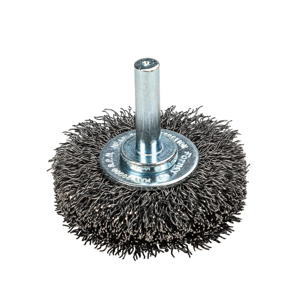 Command PRO Wire Wheel Crimped, 2 in x .014 in x 1/4 in Shank, Bulk