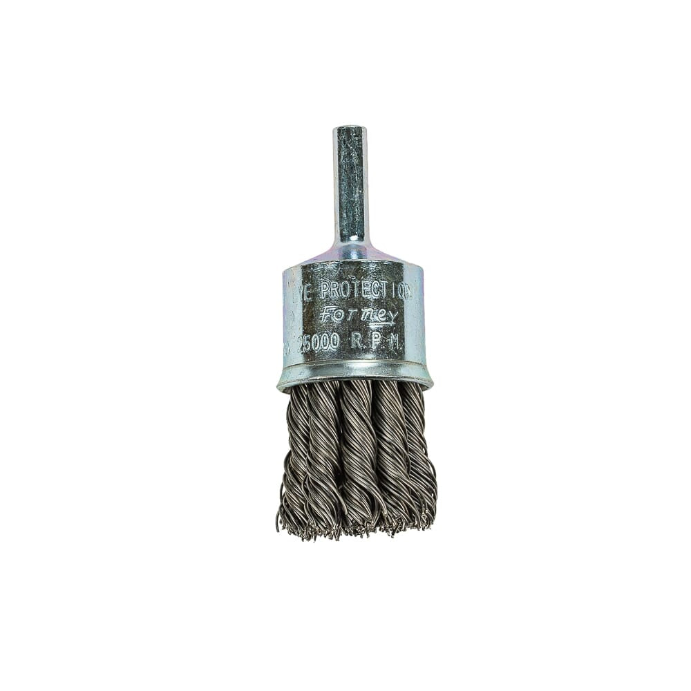 Command PRO End Brush Knotted, 1 in x .020 in x 1/4 in Shank, Bulk