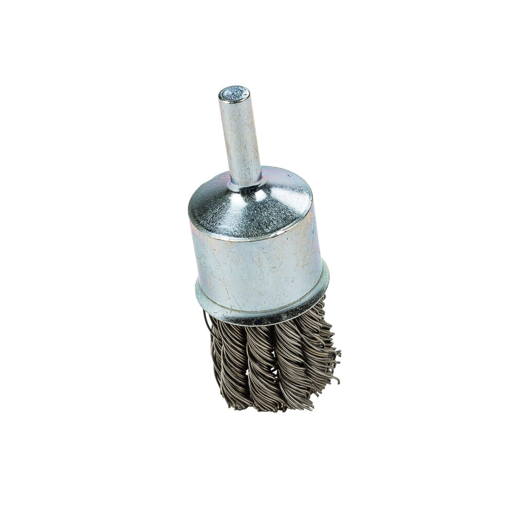 Command PRO End Brush Knotted, 1 in x .020 in x 1/4 in Shank, Bulk