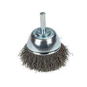 Command PRO Cup Brush Crimped, 2-1/2 in x .014 in x 1/4 in Shank, Bulk