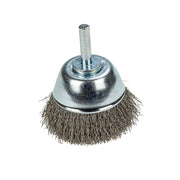 Command PRO Cup Brush Crimped, 2-1/2 in x .008 in x 1/4 in Shank, Bulk
