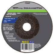 Grinding Wheel, Metal, Type 27, 4 in x 1/4 in x 5/8 in