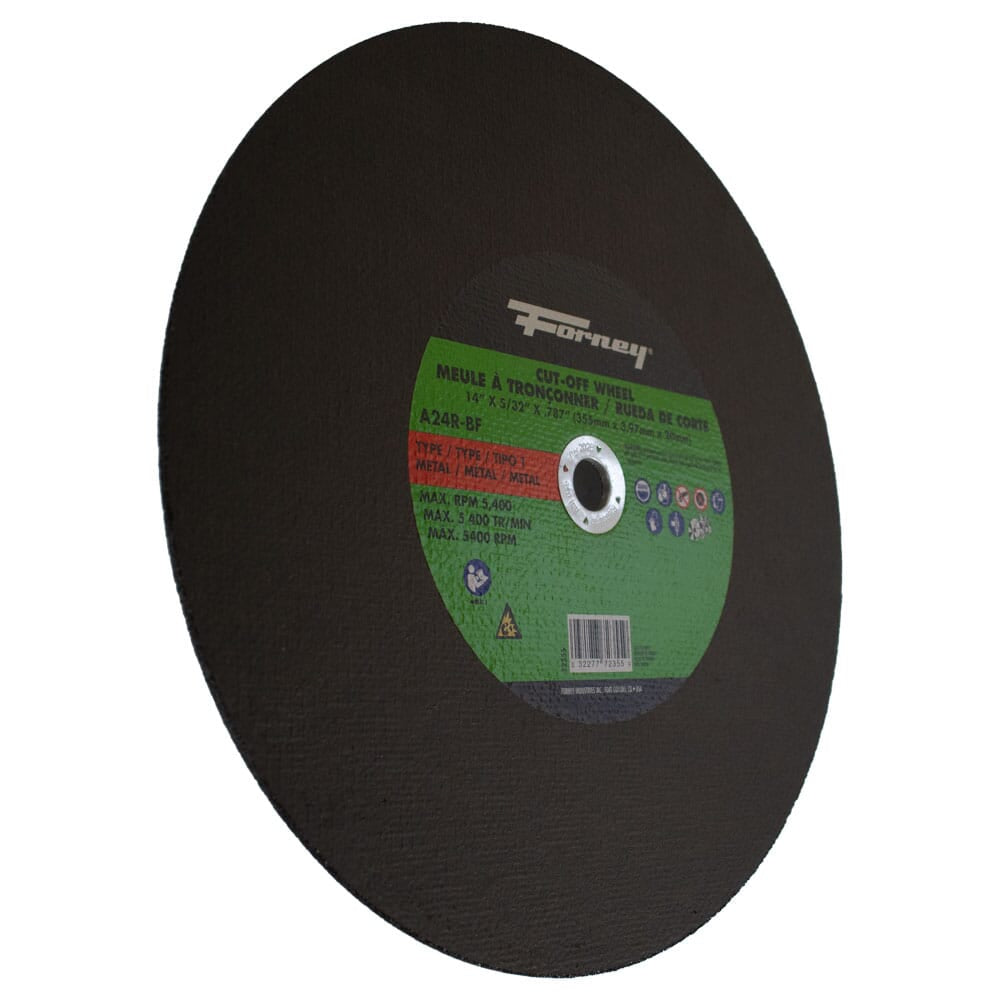 Cutting Wheel, Metal, Type 1, 14 in x 5/32 in x 20 mm