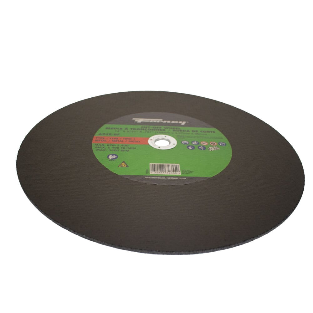 Cutting Wheel, Metal, Type 1, 14 in x 5/32 in x 20 mm