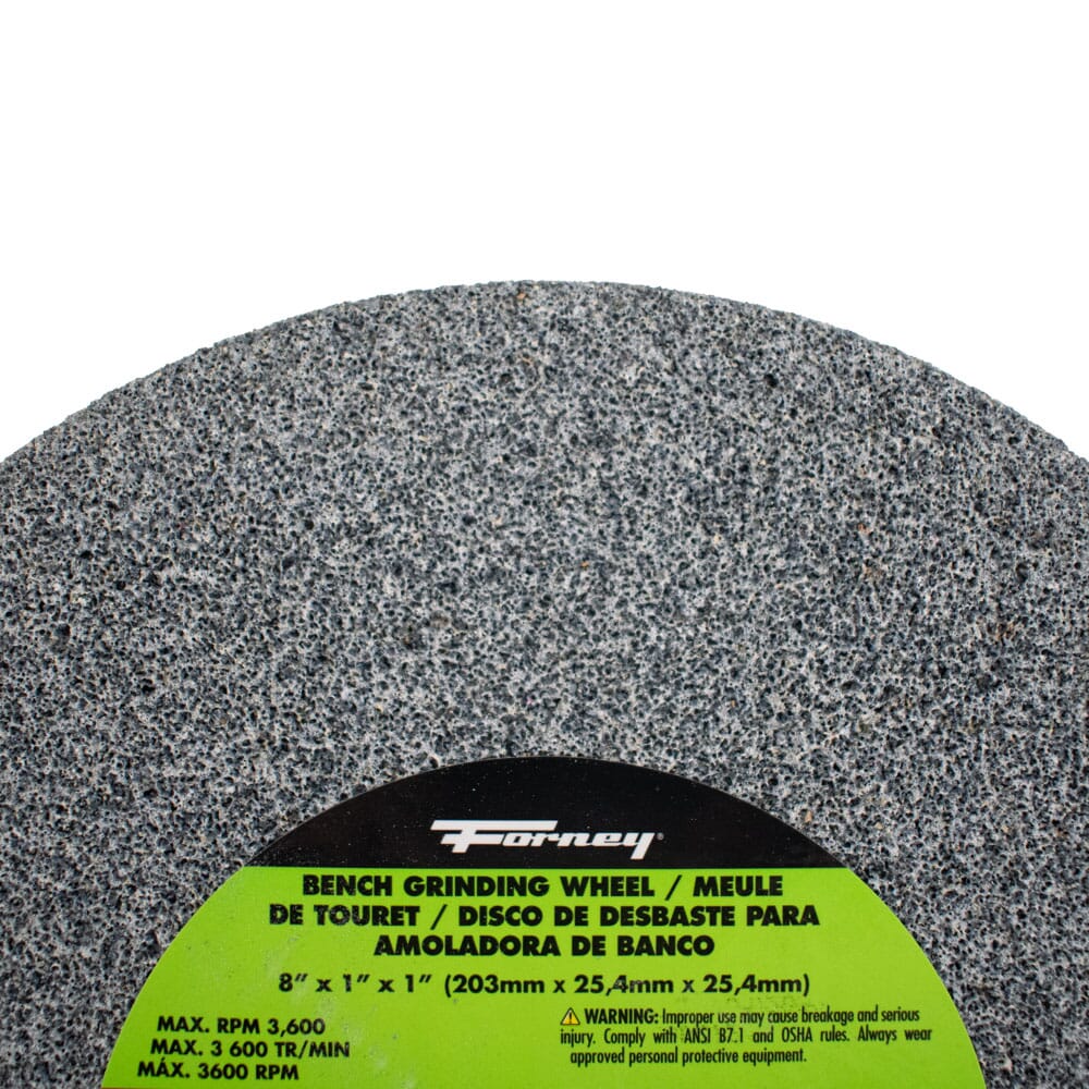 Bench Grinding Wheel, 8 in x 1 in x 1 in