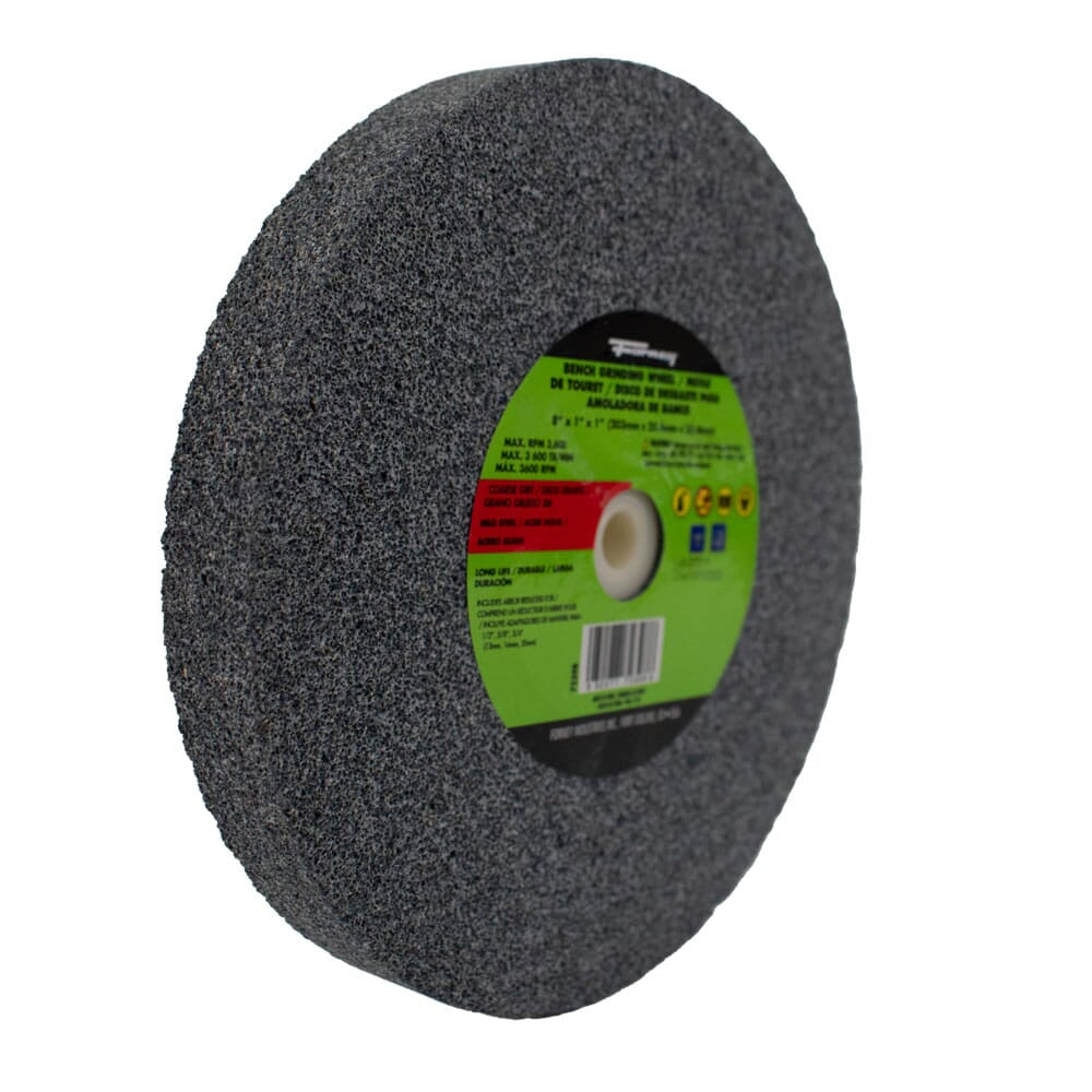 Bench Grinding Wheel, 8 in x 1 in x 1 in