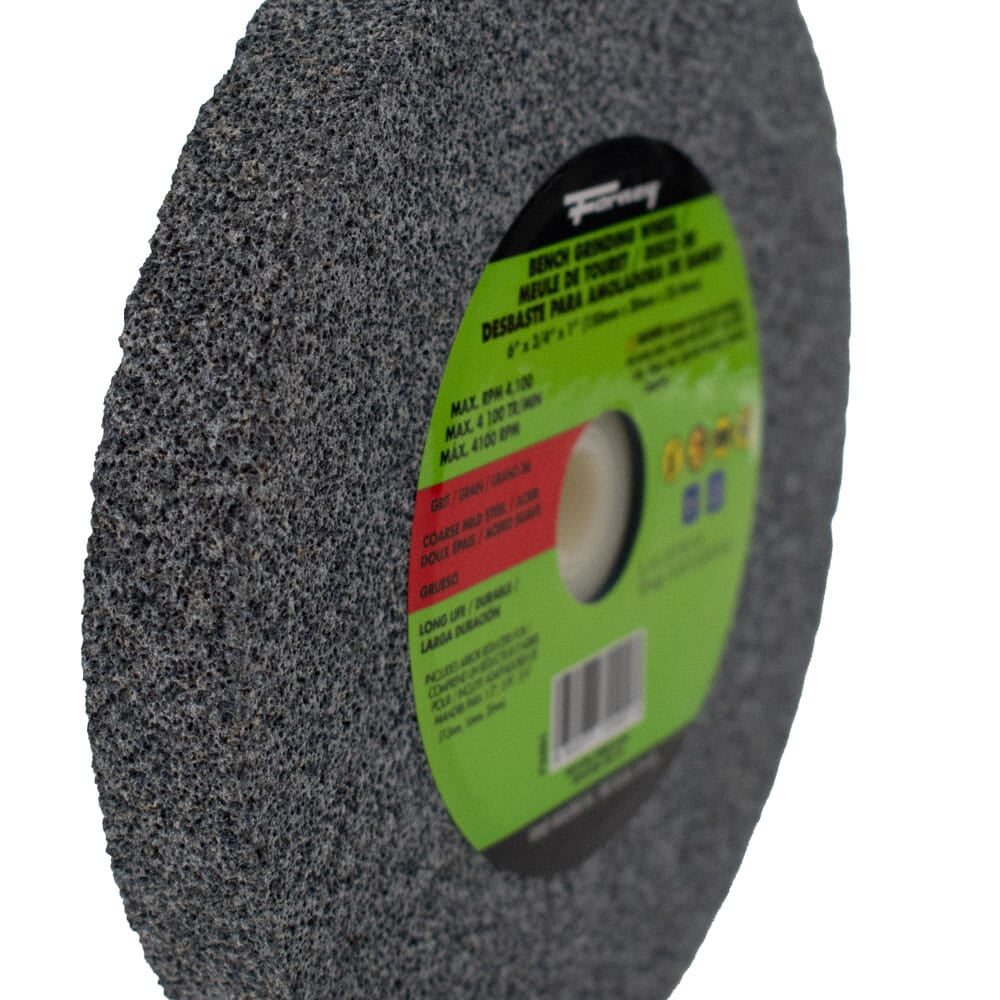 Bench Grinding Wheel, 6 in x 3/4 in x 1 in