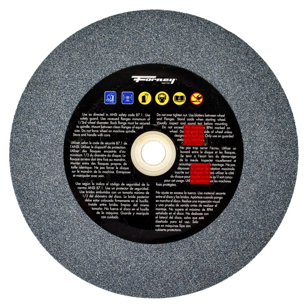Bench Grinding Wheel, 6 in x 3/4 in x 1 in