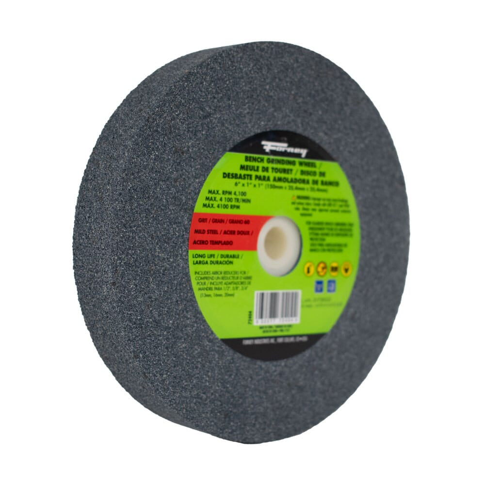 Bench Grinding Wheel, 6 in x 1 in x 1 in