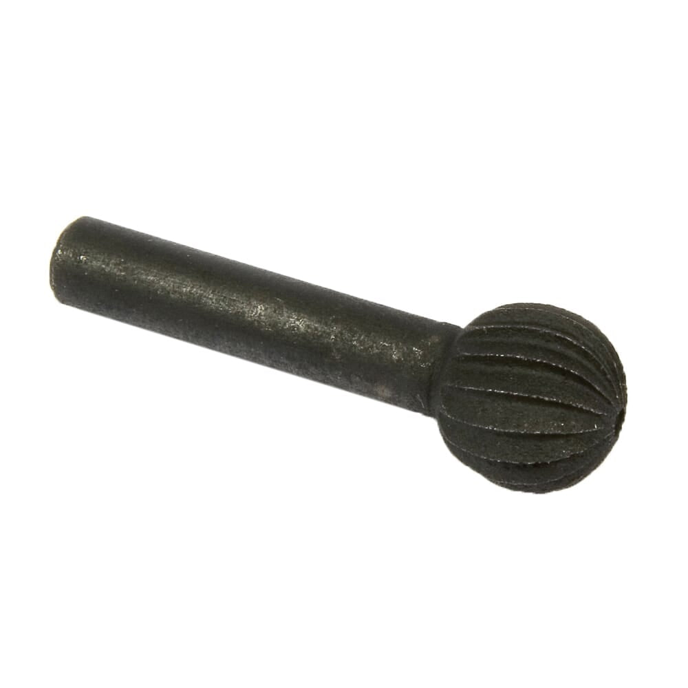 Rotary File, 1/2 in x 1/4 in, Ball Shaped
