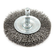 Wire Wheel, Crimped, 2-1/2 in x .008 in x 1/4 in Hex Shank