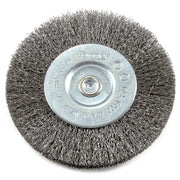 Wire Wheel, Crimped, 4 in x .008 in x 1/4 in Hex Shank