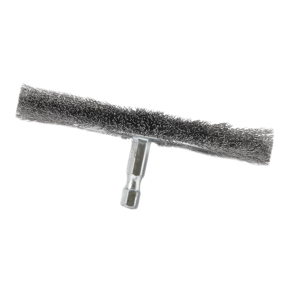 Wire Wheel, Crimped, 4 in x .008 in x 1/4 in Hex Shank