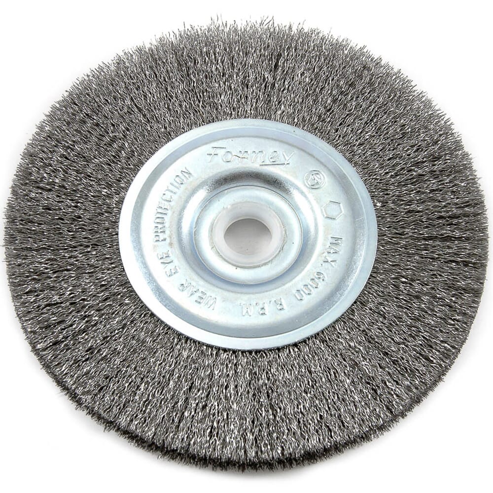 Wire Wheel Crimped, 5 in x .008 in x 1/2 in - 5/8 in Arbor