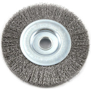 Wire Wheel Crimped, 4 in x .008 in x 1/2 in Arbor