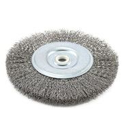 Wire Wheel, Crimped, 6 in x .012 in x 1/2 in - 5/8 in Arbor