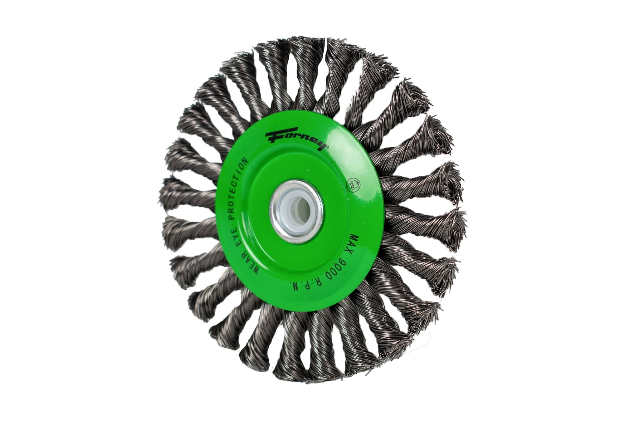 Wire Wheel Knotted, 6 in x .020 in x 1/2 - 5/8 in Arbor