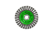 Wire Wheel, Stringer Bead, 4 in x .020 in x 5/8 in-11 Arbor