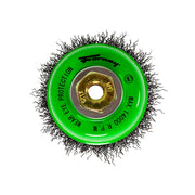 Cup Brush, Crimped, 2-3/4 in x .014 x M10 x 1.25 Arbor