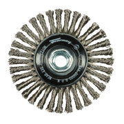 Command PRO Wire Wheel, Stringer Bead, Stainless Steel, 4 in x .020 in x 5/8 in-11